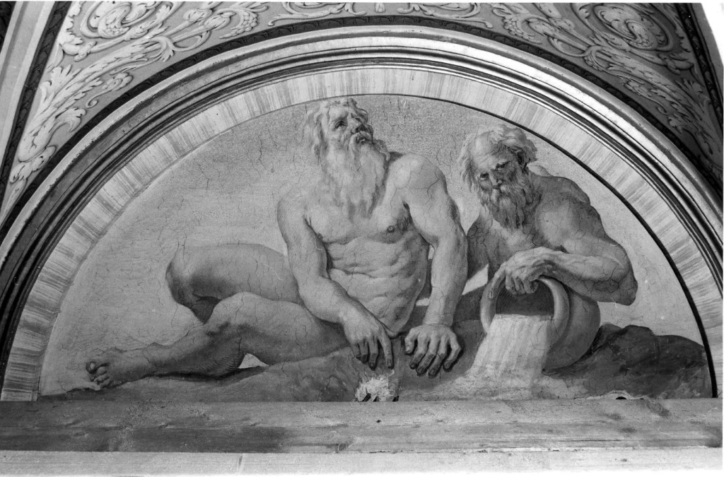  261-Giovanni Lanfranco-personificazione fluviale (Tigri ed Eufrate)- Galleria Borghese, Roma 
